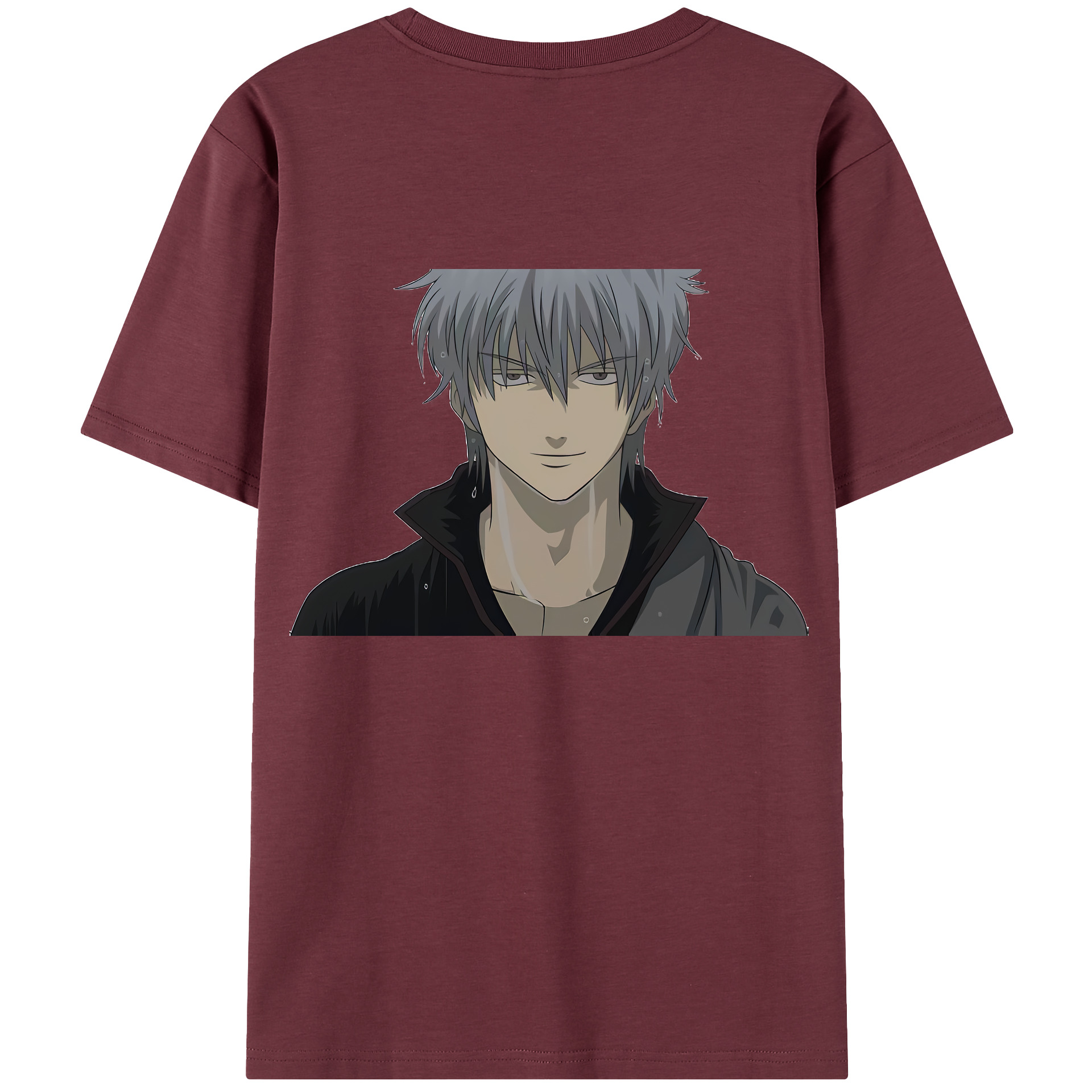 （画像用） ぎんたま 坂田銀時（さかたぎんとき） 神楽 志村新八（しむら しんぱち） GINTAMA Sakata Gintoki Kagura Shimura Shinpachi 綿100％半袖Tシャツ（背面プリント）